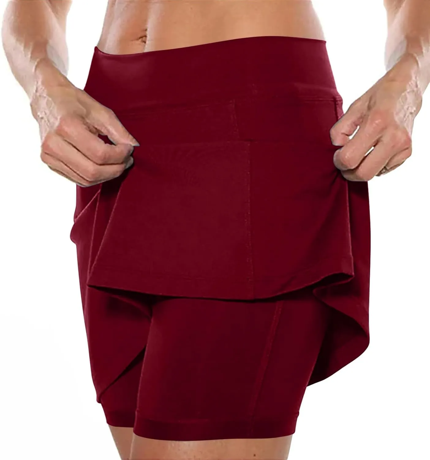 aihihe Skirts for Women 2024 Casual Workout Shorts Women Plus Size Pockets Plus Size Swim Shorts for Women 4x-5x
