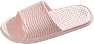 Bath Slippers Shower Shoes for Living Room Pool Beach Spa Public Showers Pillow Slippers for Women and Men