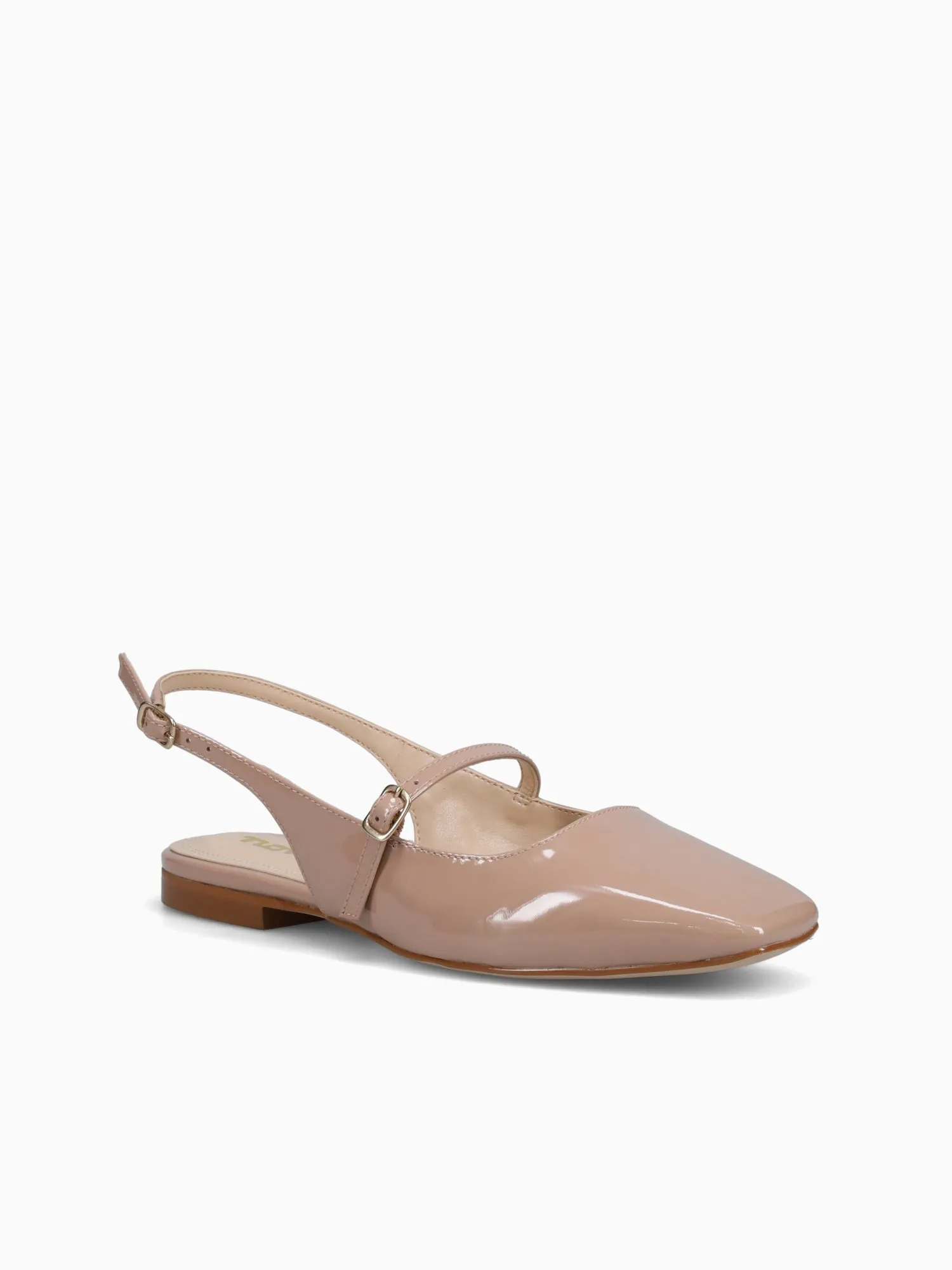 Bianca Nude Patent Leather