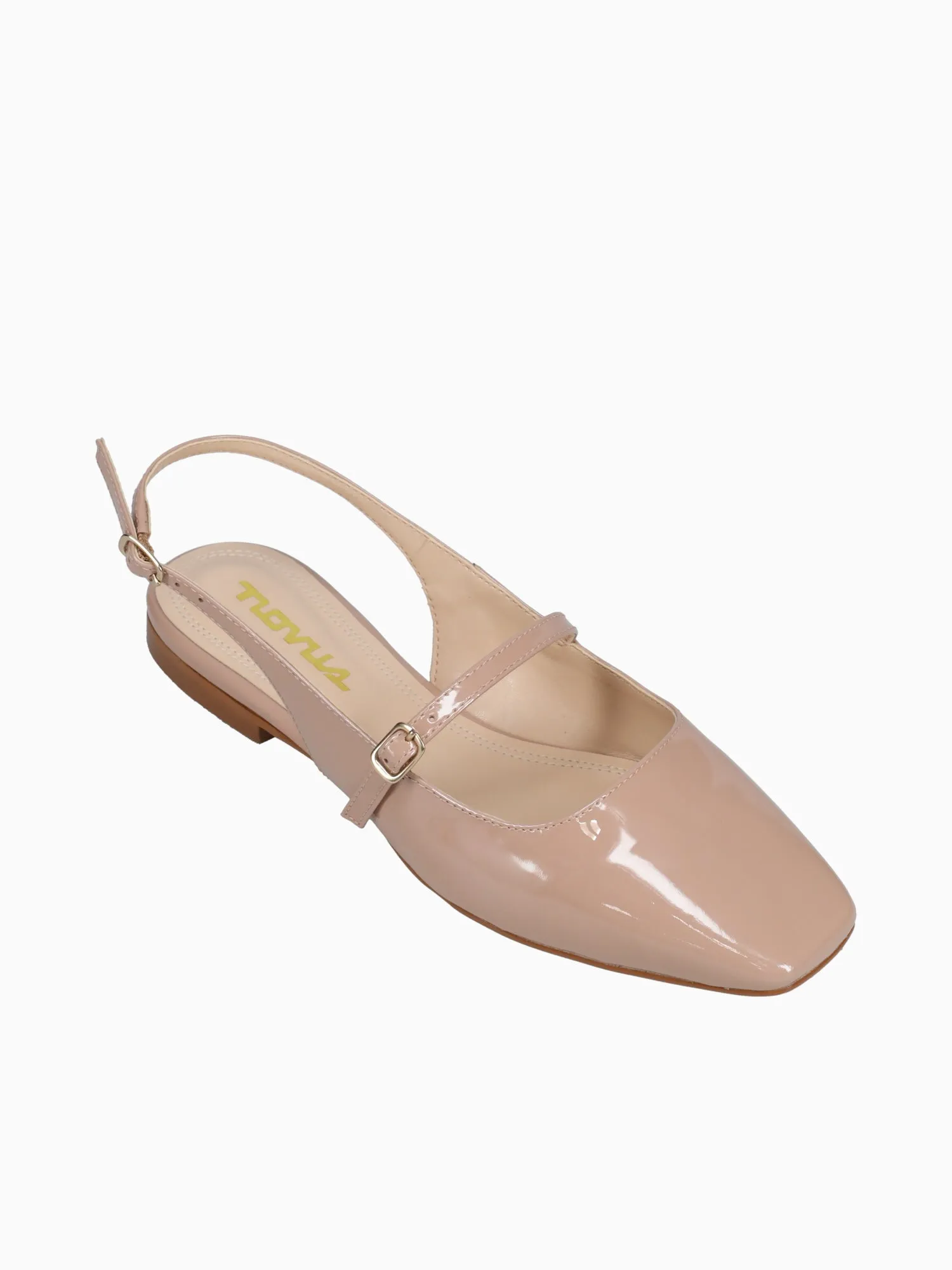 Bianca Nude Patent Leather