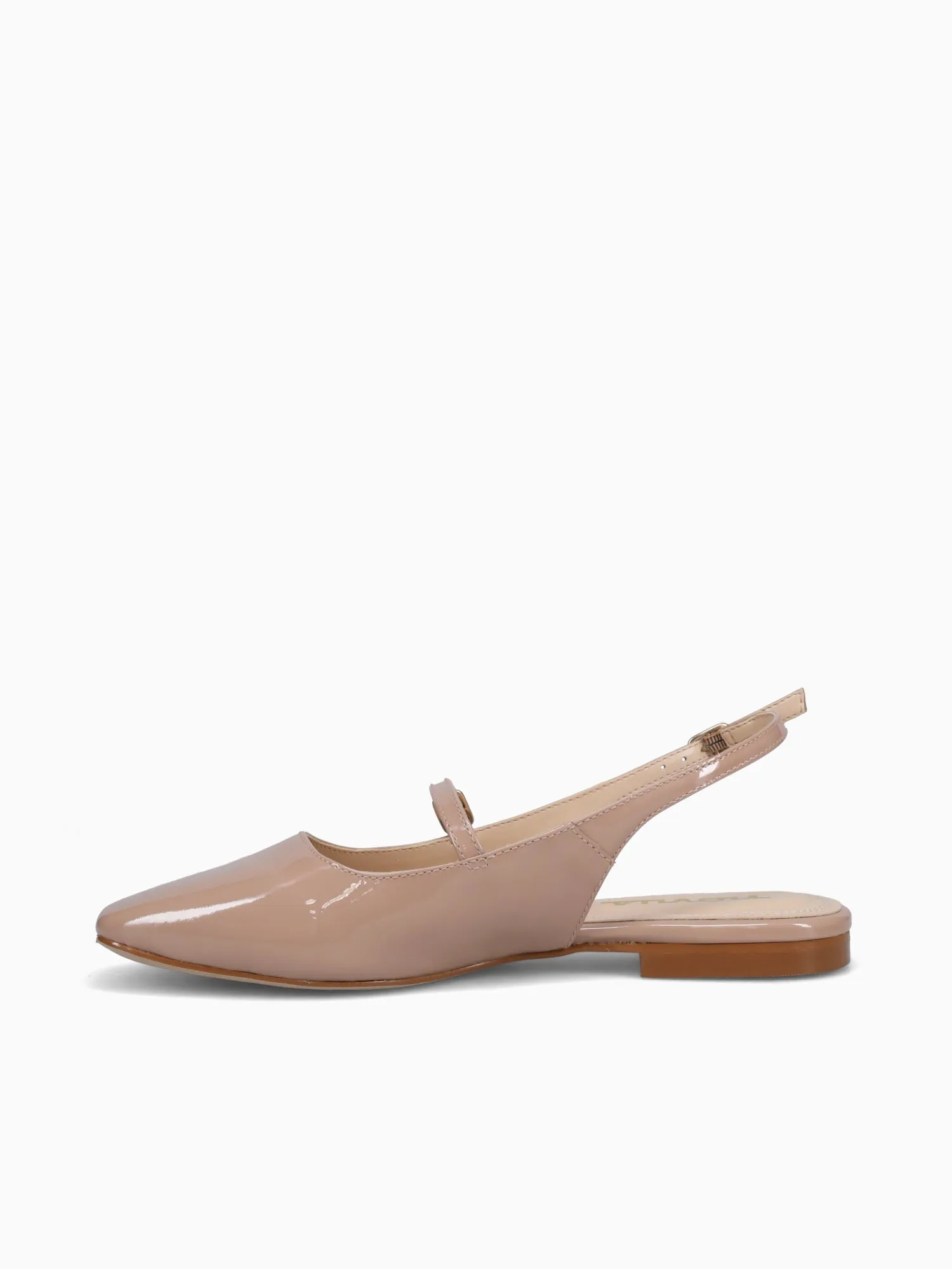 Bianca Nude Patent Leather