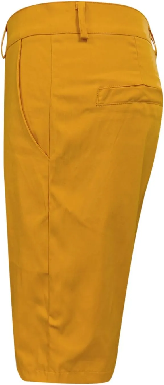 Casual Golf Chino Shorts for Men 2025 Button Waist Summer Work Suit Shorts Loose Business Half Pants with Pockets