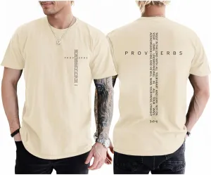 Christian Shirts for Men Vintage Religious Cross Bible Verse T-Shirt Jesus Faith Tshirt Inspirational Graphic Tees