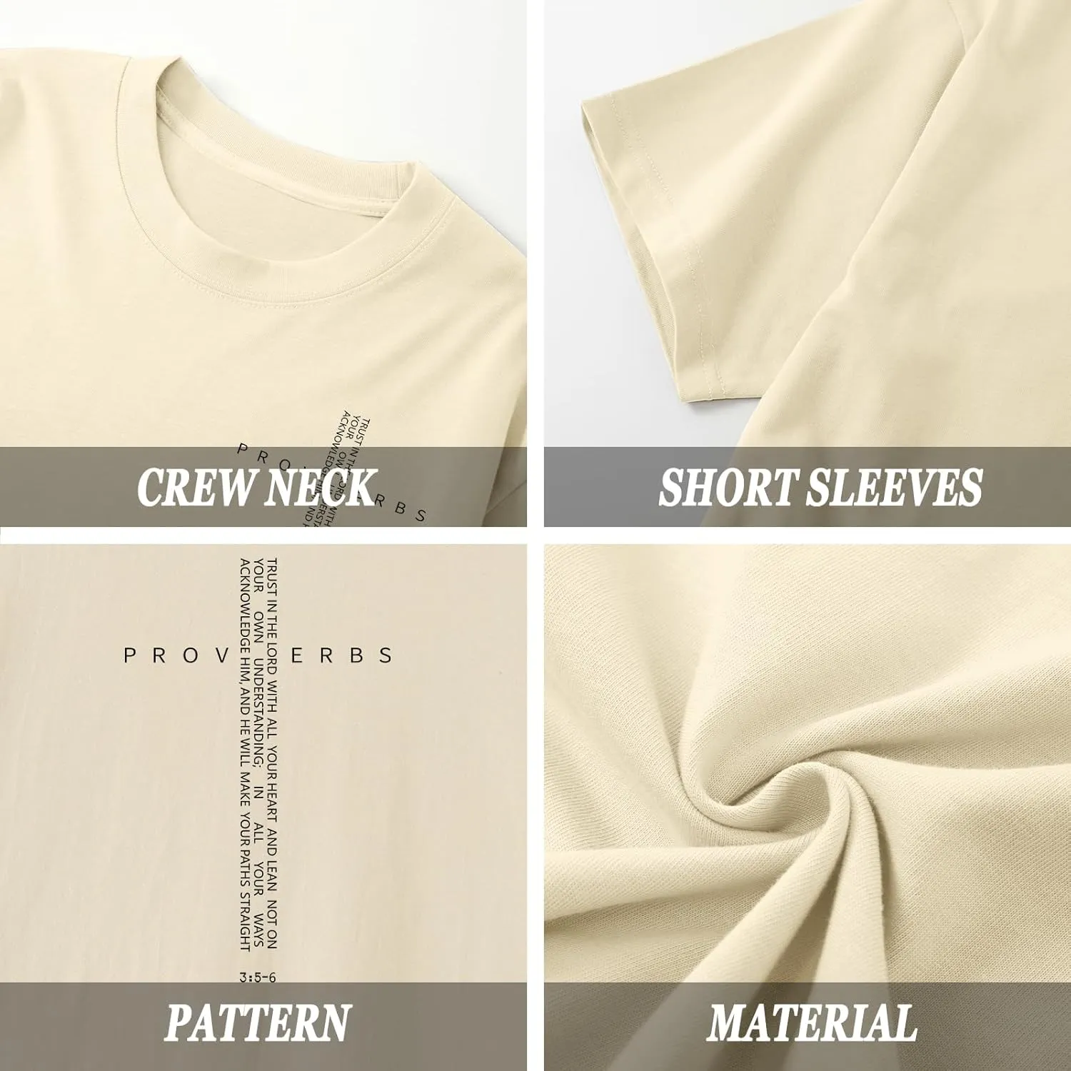 Christian Shirts for Men Vintage Religious Cross Bible Verse T-Shirt Jesus Faith Tshirt Inspirational Graphic Tees