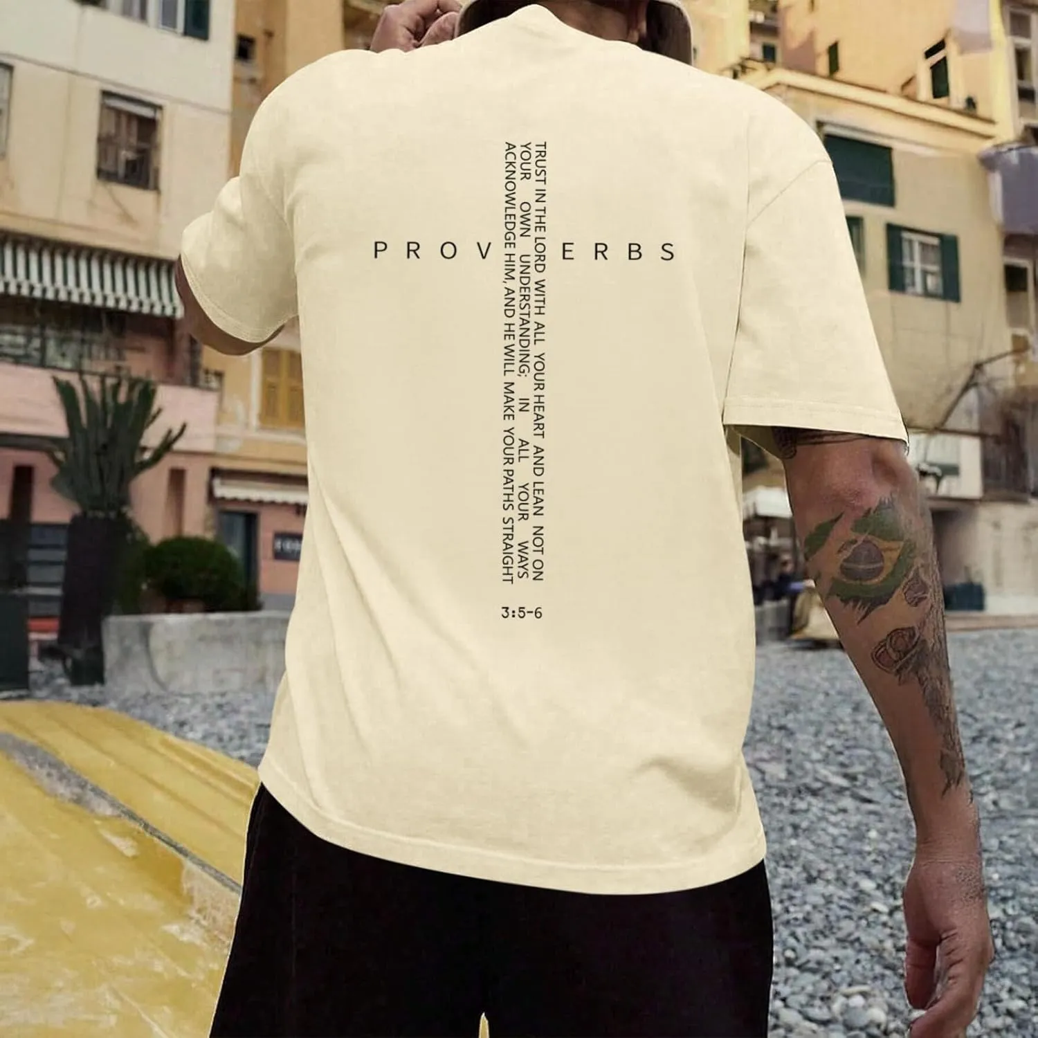 Christian Shirts for Men Vintage Religious Cross Bible Verse T-Shirt Jesus Faith Tshirt Inspirational Graphic Tees