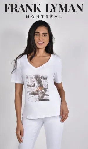 FINAL SALE FAITH IT WILL GET BETTER SNEAKER TEE - FRANK LYMAN 226110U