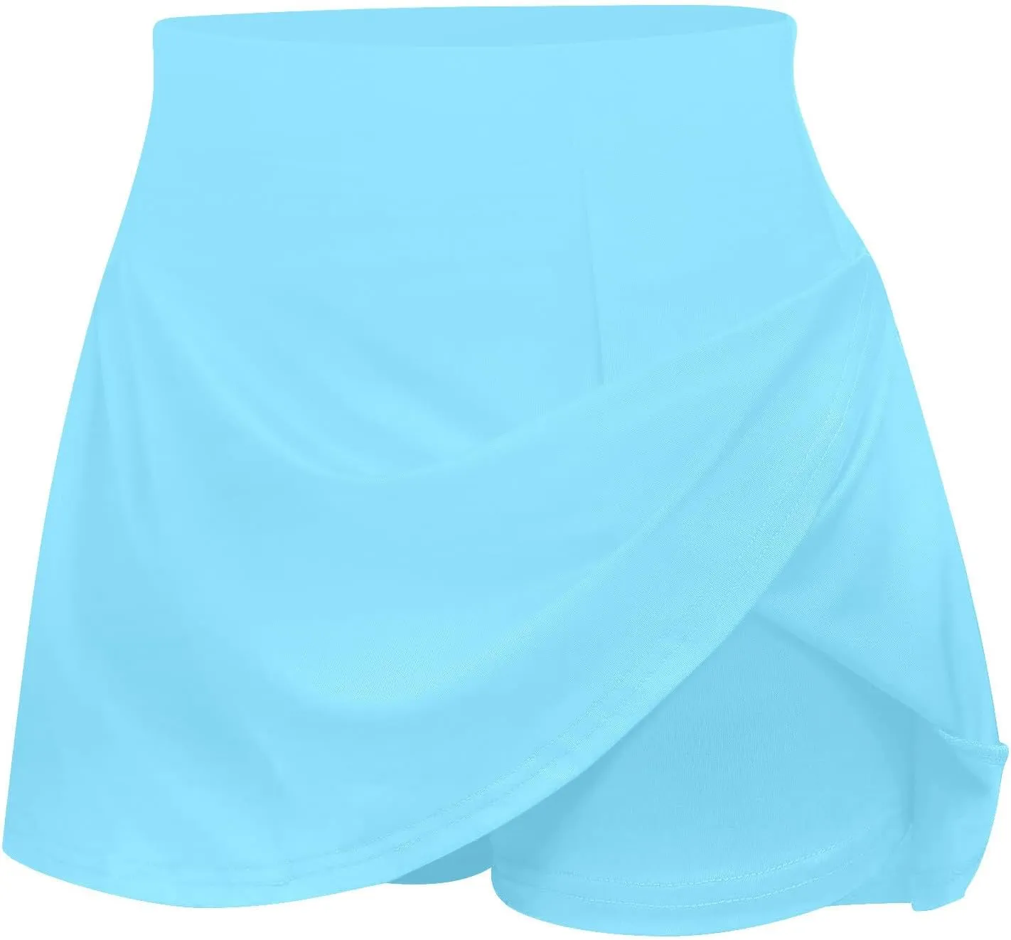Firzero Women Summer Skirt Ruffle High Waist Workout Skirt Lightweight Running Tennis Skirt Athletic Short Yoga Skirt