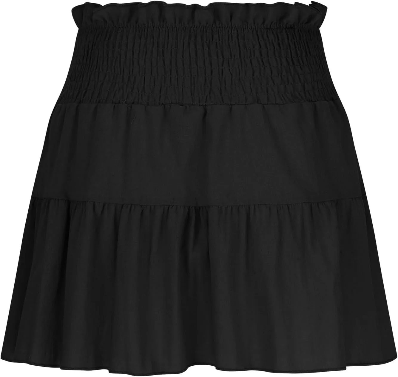 hlysgo Womens Skirts 2025 Summer Flowy A Line Short Skirt High Waisted Ruffle Mini Skirts Peplum Cute Skirt for Teen Girls