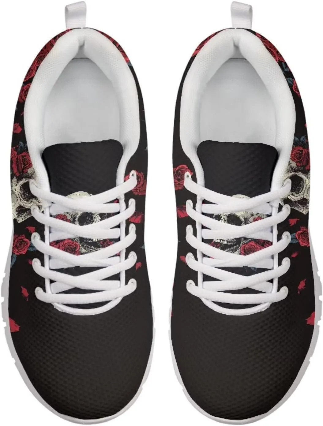 Jeiento Women Trainers Sports Running Shoes Causal Travel Walking Flat Shoe Lace-up Breathable for Lady Teenager Girls