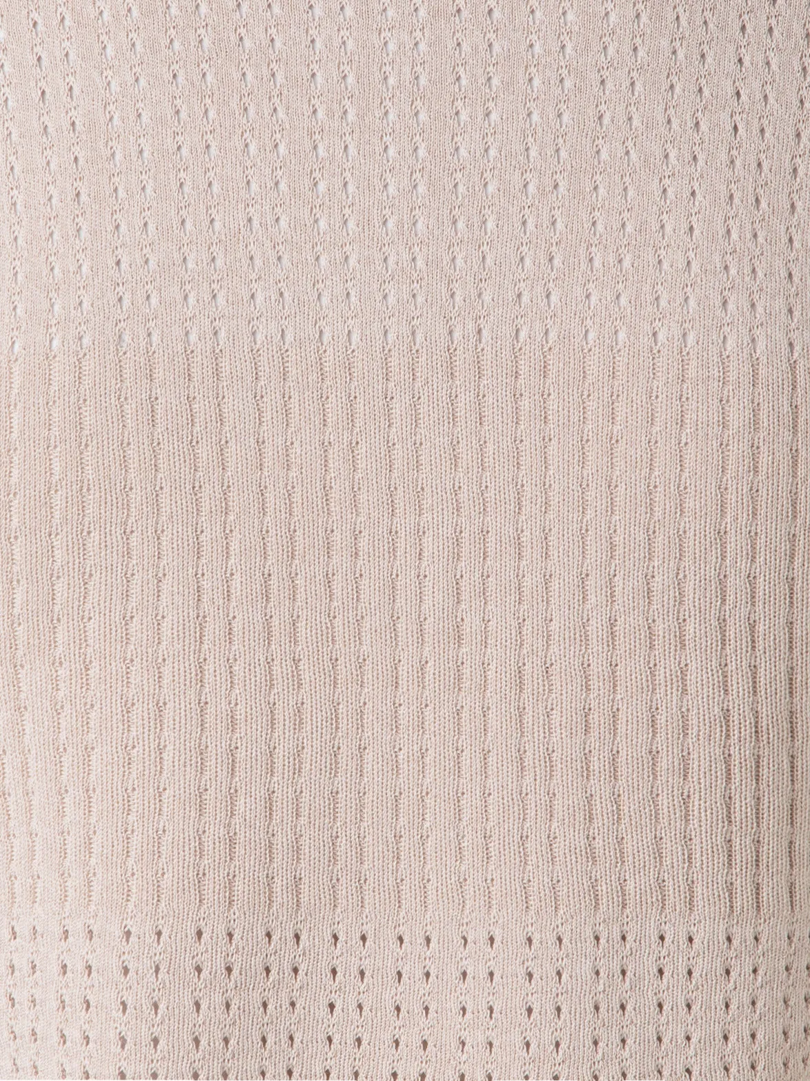 Knit Top in Silk Cotton Ajour
