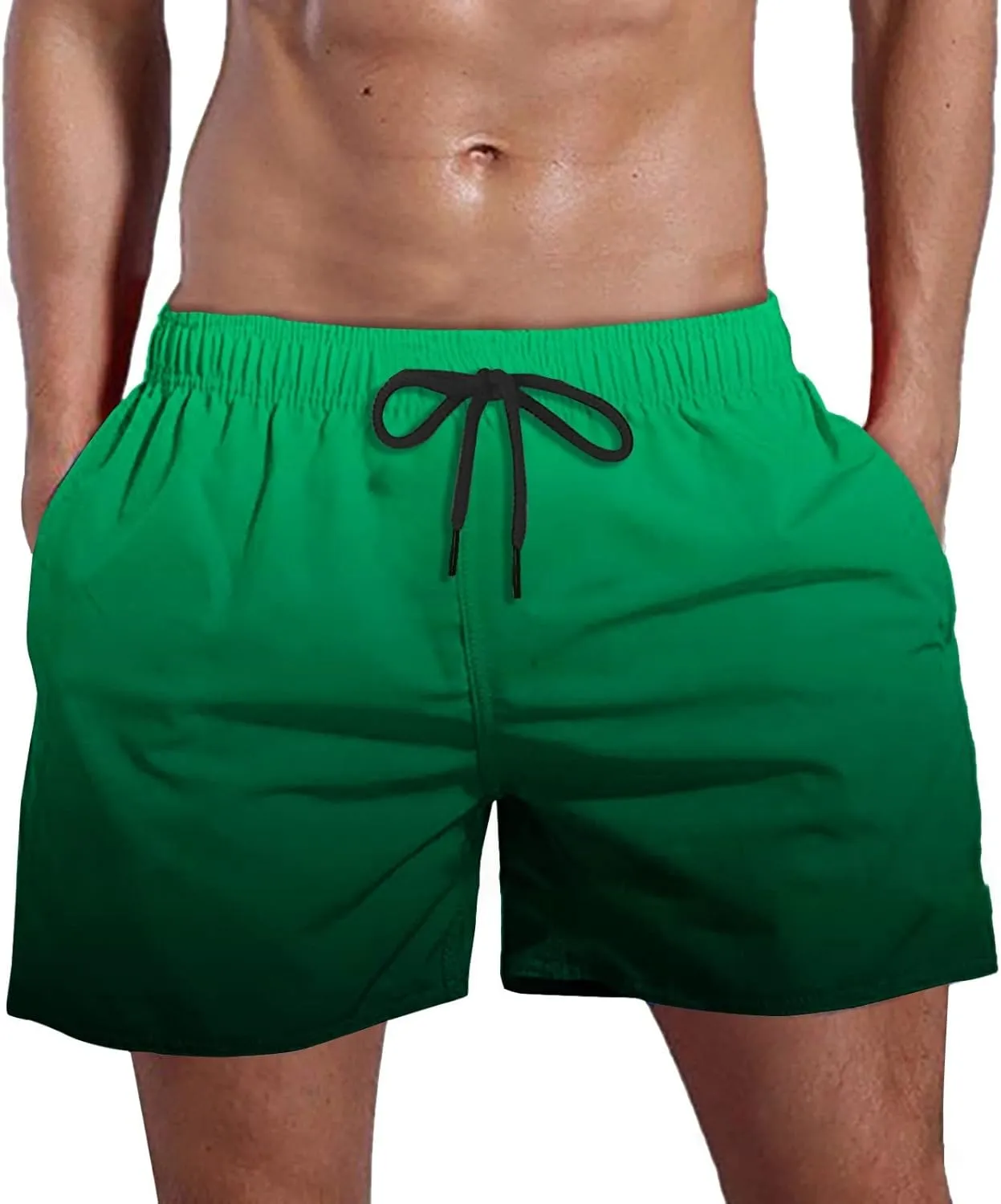 Linen Short Men and Fitness Sports Plus Size Five Quick Drying Beach Pants Shorts Green Shorts Men Men's Large