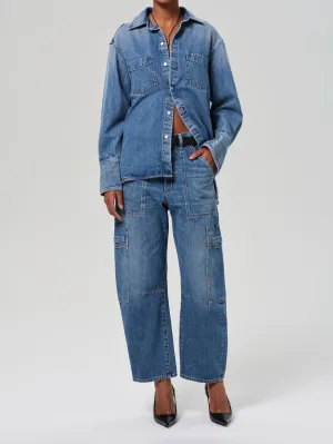 Marcelle Low Slung Cargo Jean - Elysian