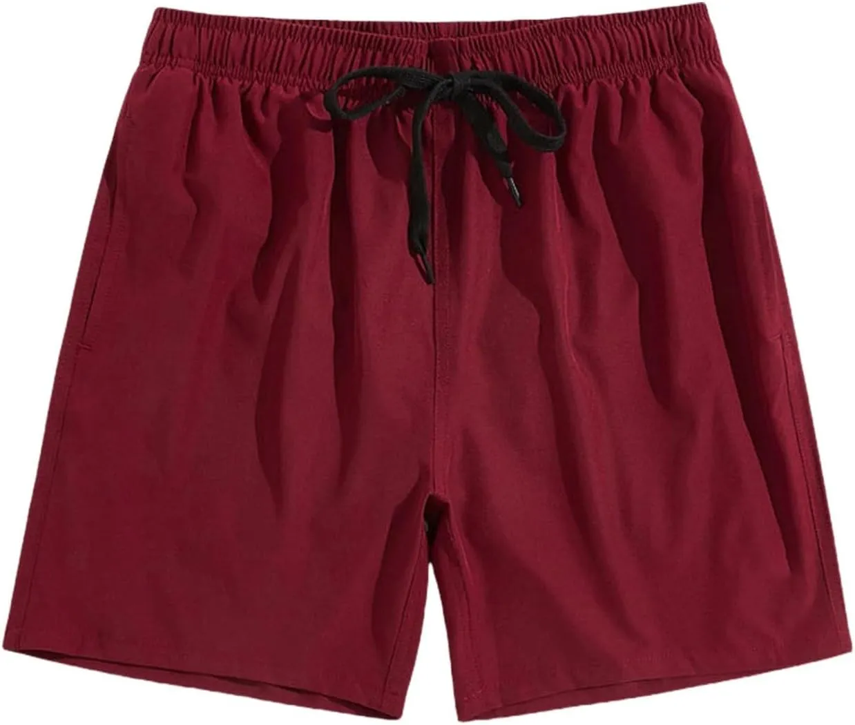 Mens Summer Swim Trunks with Mesh Liner American Flag Print Beach Shorts Independence Day Casual Patriotic Bermuda Shorts