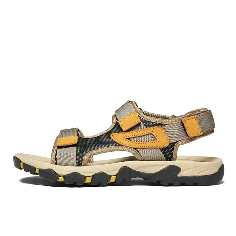 Sandals Men Trend Summer Outdoor Leisure Non-slip Luxury Top Fashion Beach Sandal High Quality Soft Sole Men Sandals