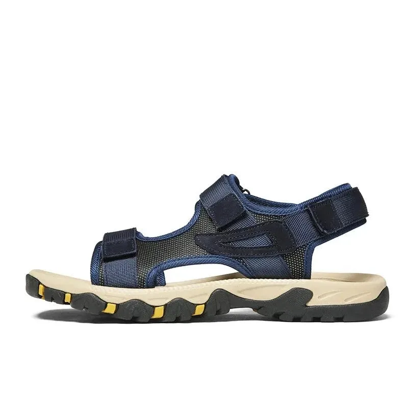 Sandals Men Trend Summer Outdoor Leisure Non-slip Luxury Top Fashion Beach Sandal High Quality Soft Sole Men Sandals