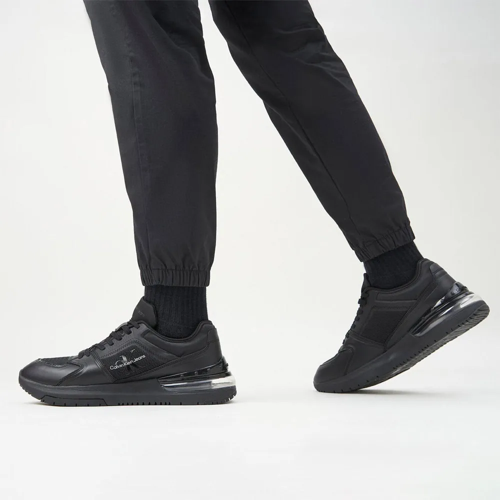 Sporty Runner Comfair Laceup L Sneaker - Black