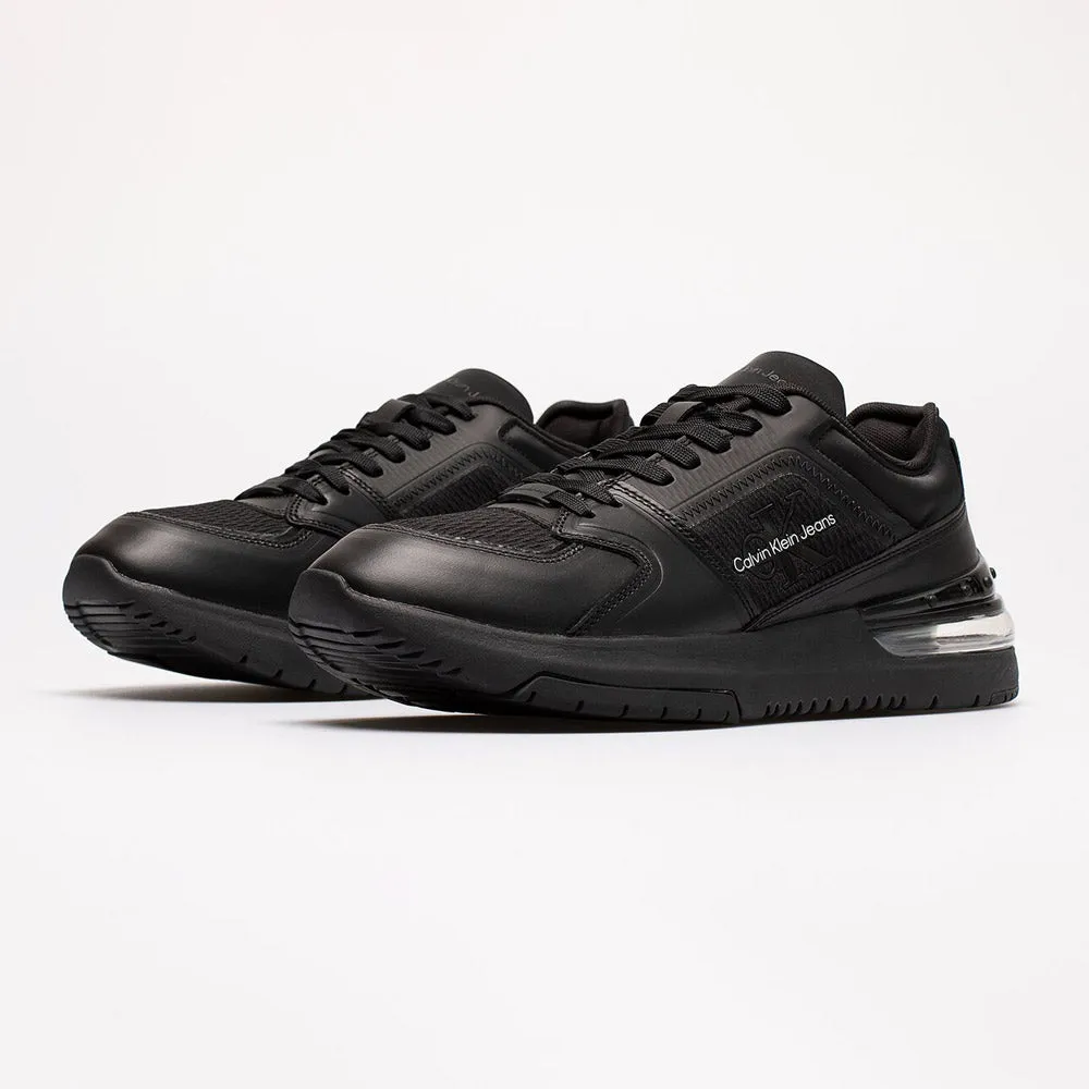 Sporty Runner Comfair Laceup L Sneaker - Black