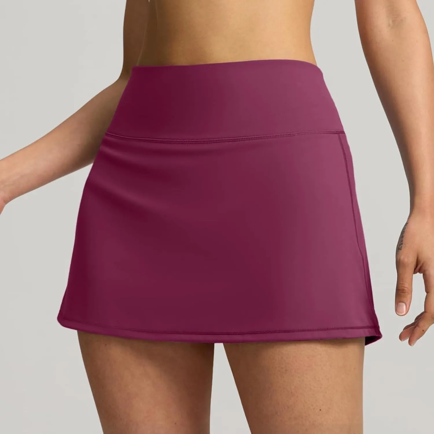 Tennis Skirts for Women with Shorts Underneath High Waisted Workout Athletic Skorts with Pockets Skinny Golf Skirts