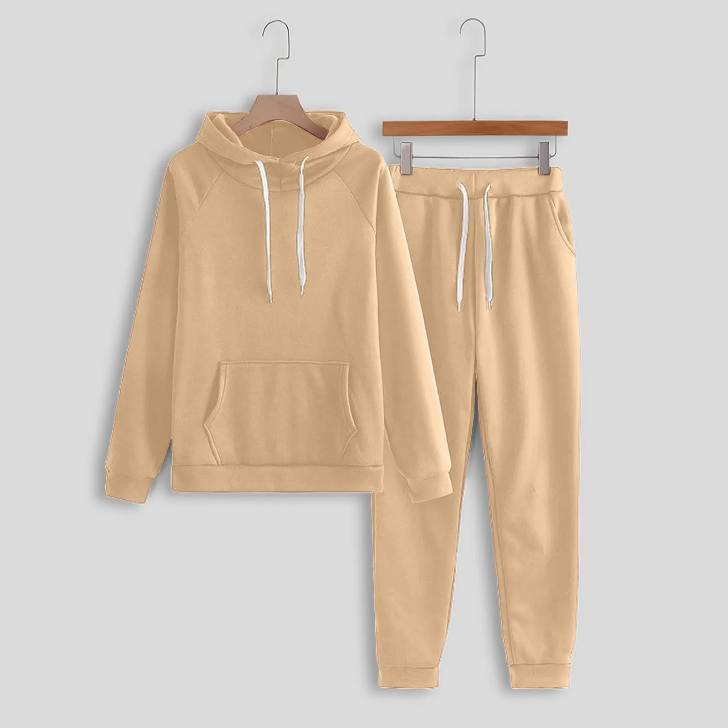 Two Piece Sets for Women Long Sleeve Crewneck Graphic Sweatsuits Sweatshirt Wide Leg Sweatpant Tracksuits