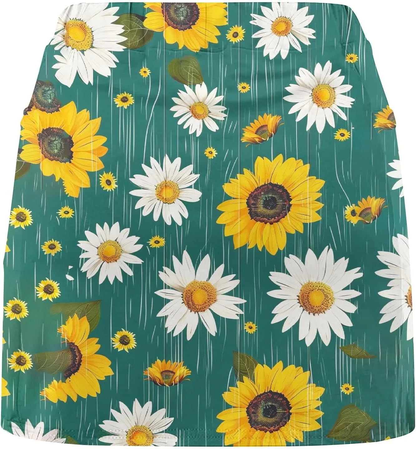 Women Athletic Shorts Trendy Summer Print High Waist Yoga Pant Tennis Skirt Built in Shorts Workout Lounge Golf Skirt