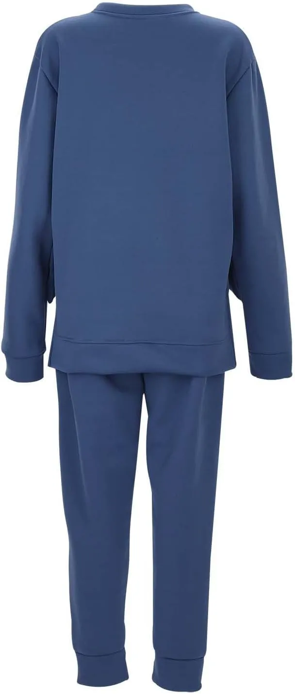 Women's 2 Piece Tracksuit Long Sleeve V Neck Striped Outfits Long Sleeve Shirts Yoga Pants Sweatsuit