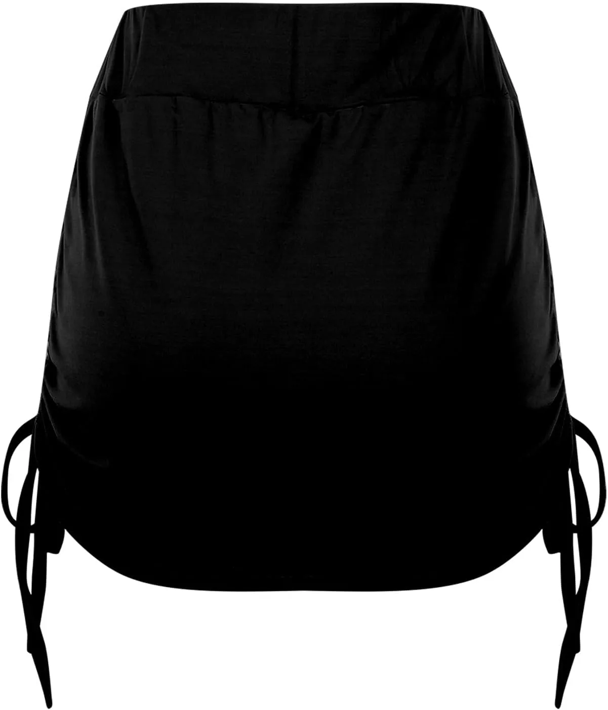Womens Shirred Skirt Skorts High Waist Athletic Sports Yoga Skirt Tummy Control Dressy Casual Pleated Golf Skorts
